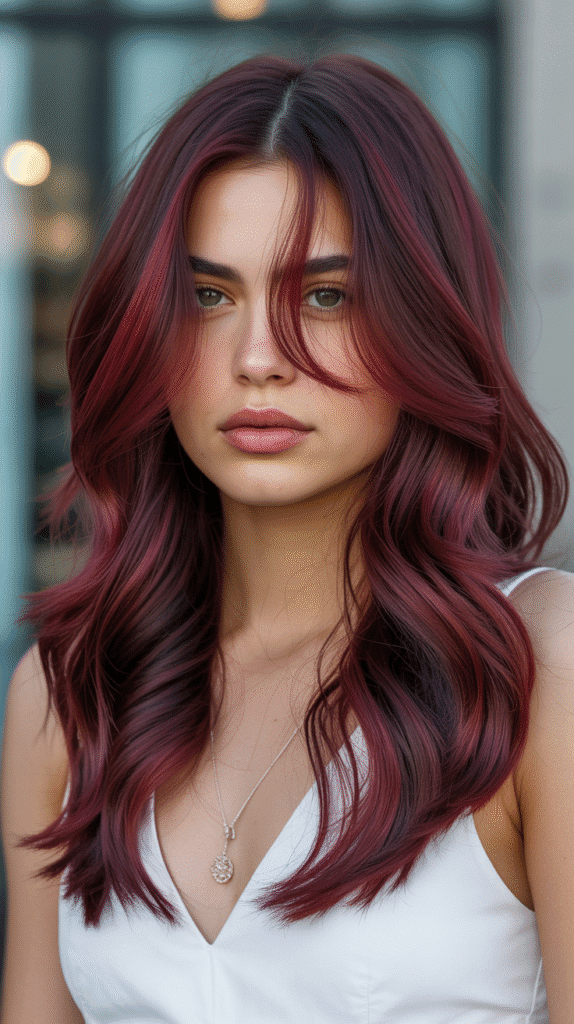 30+ Dark Brown Hair Color Ideas to Add Depth and Dimension 18 Cherry Cola Brown