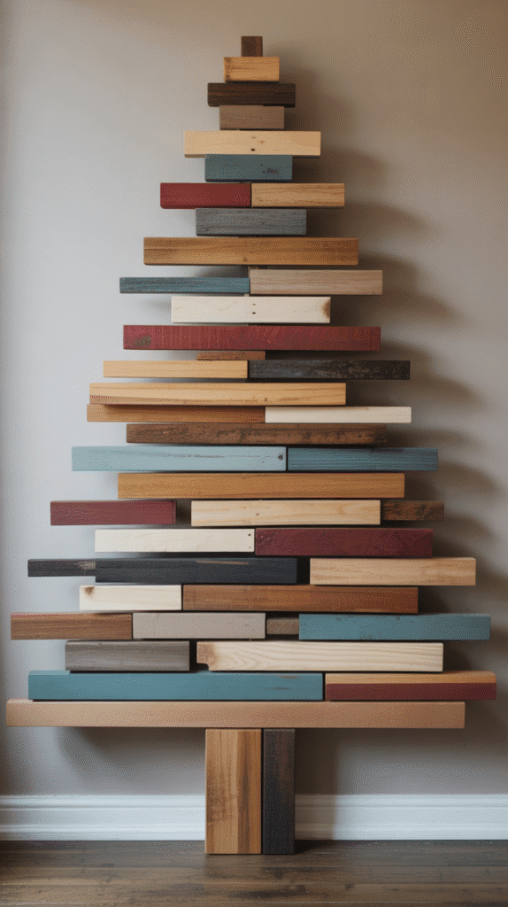 Top 33+ DIY Wooden Christmas Trees Anyone Can Make 7 Scrap Wood Christmas Tree