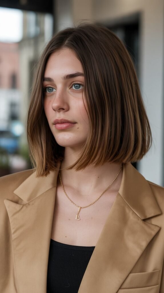 Classic Blunt Long Bob