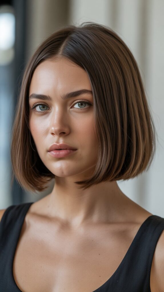 34+ Latest Bob Haircuts for Fine Hair 4 Chin-Length Classic Bob