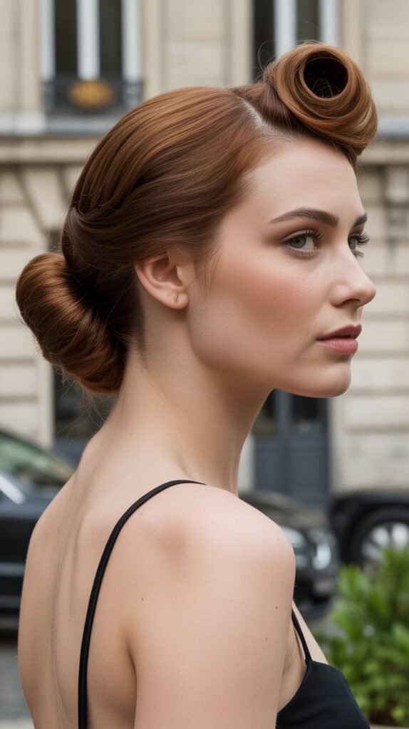 27 Elegant Greasy Hair Updo Hairstyles 6 The French Twist