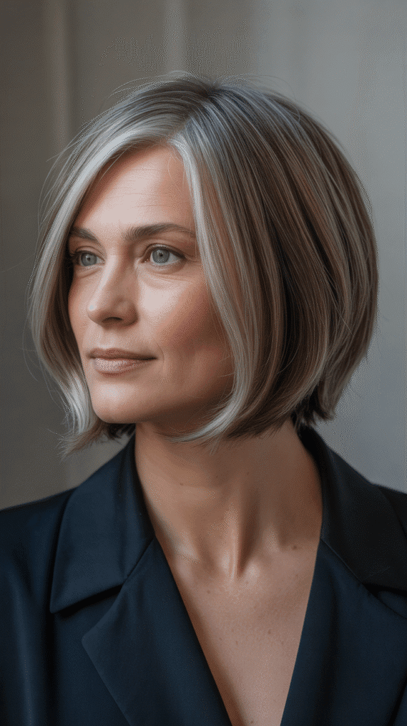 Best 37 Flattering Stacked Inverted Bob Haircuts for Thin Fine Hair 11 Micro-Stacked Bob for Subtle Volume Enhancement