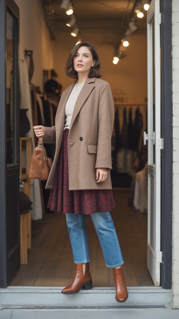 32 Chic Casual Fall Outfits for Women in Their 30s 27 The Ankle Boot Foundation