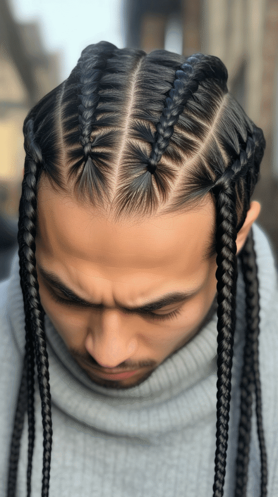 33 Stylish Winter Hair Braids for Men 13 Goddess Braids