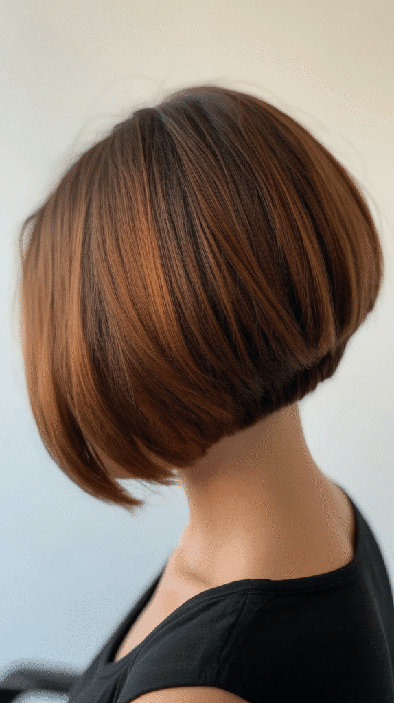 33 Stylish Back View Inverted Bob Haircut Ideas You'll Love 1 Classic Stacked Inverted Bob