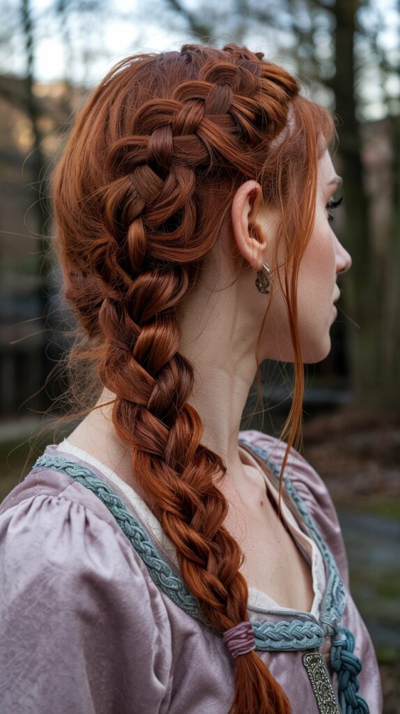 27 Trendy Winter Hair Braid Styles to Try 19 Celtic Knot Braid