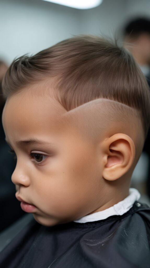 Best 33+ Baby Boys' Haircuts for Straight Fine Hair 31 Neat Temple Fade