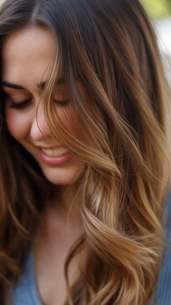 27+ Stunning Blonde Hair Highlights on Brown Hair 1 Classic Caramel Balayage