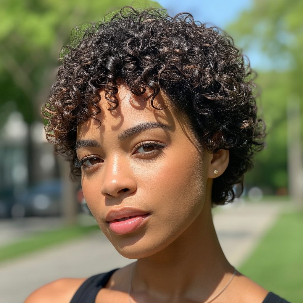 30 Best 3C 4A Hairstyles for Short Hair You'll Love 1 Classic Wash and Go
