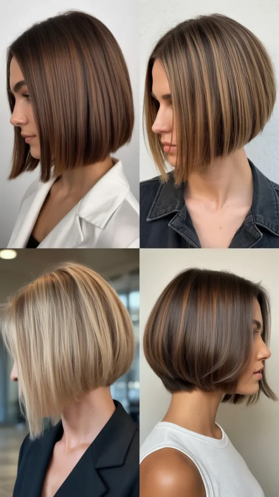 Long Bob with Stacked Nape