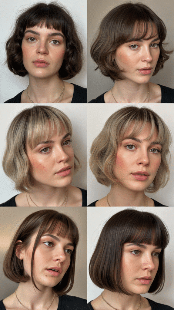 Best 37 Flattering Stacked Inverted Bob Haircuts for Thin Fine Hair 19 Stacked Bob with Fringe Variations for Customization