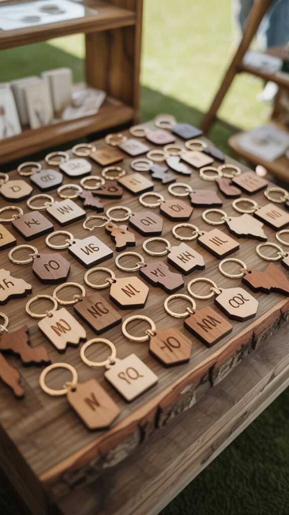 Best 47 Small Wooden Projects That Are Easy and Profitable 47 Wooden Key Chains