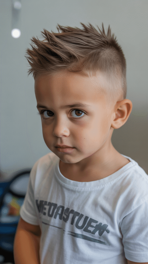 30 Cute Toddler Boy Haircuts Every Parent Will Love 25 The Mohawk (Faux Version)