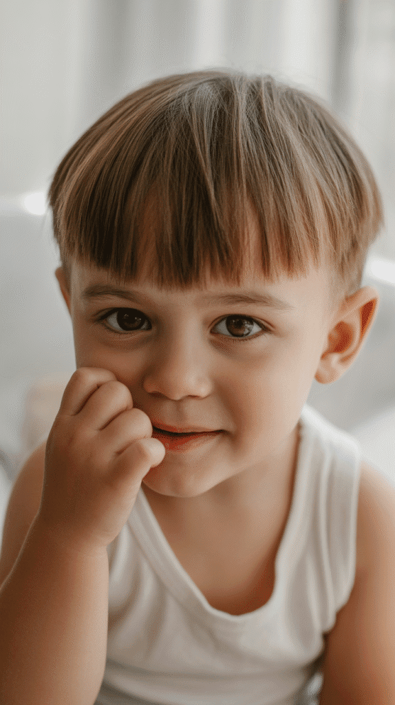 30 Cute Toddler Boy Haircuts Every Parent Will Love 15 The Fringe Cut