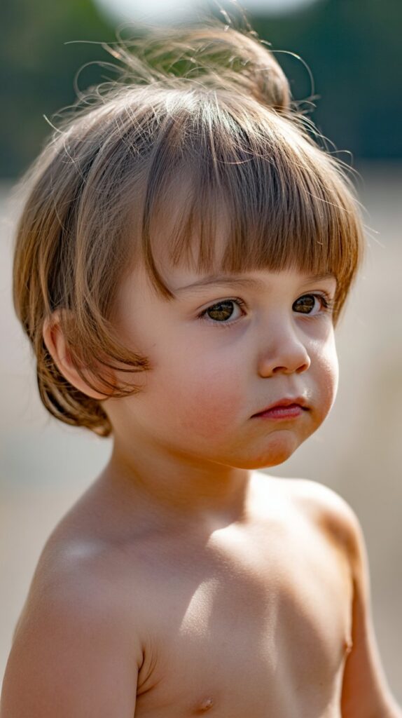 Best 33+ Baby Boys' Haircuts for Straight Fine Hair 2 Textured Crop with Fringe