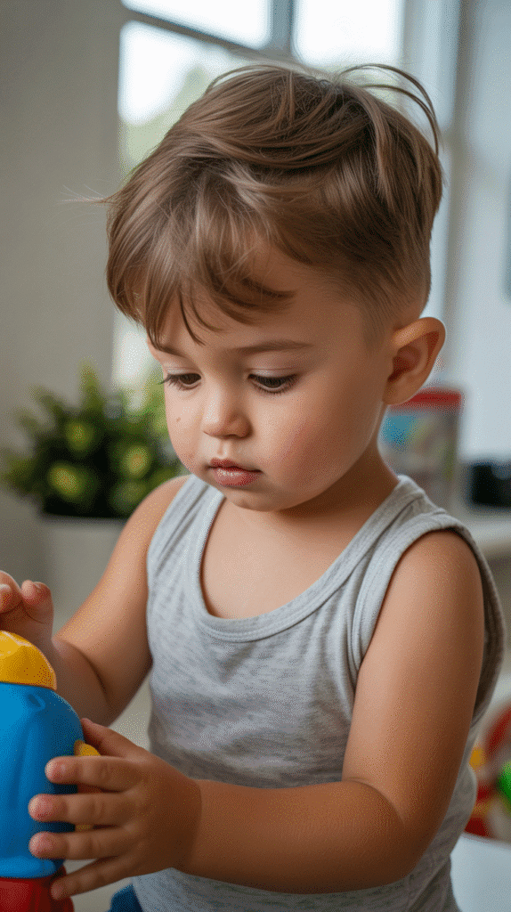 30 Cute Toddler Boy Haircuts Every Parent Will Love 2 The Textured Crop