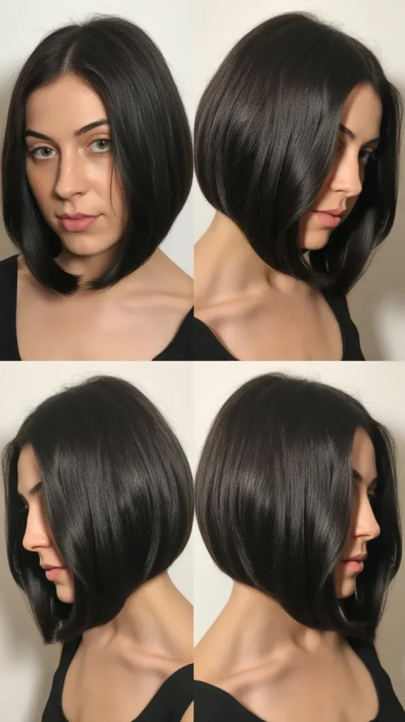 Long Bob with Deep Side Part