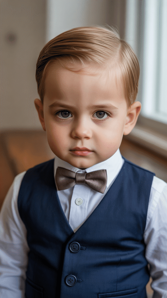 30 Cute Toddler Boy Haircuts Every Parent Will Love 16 The Comb Over