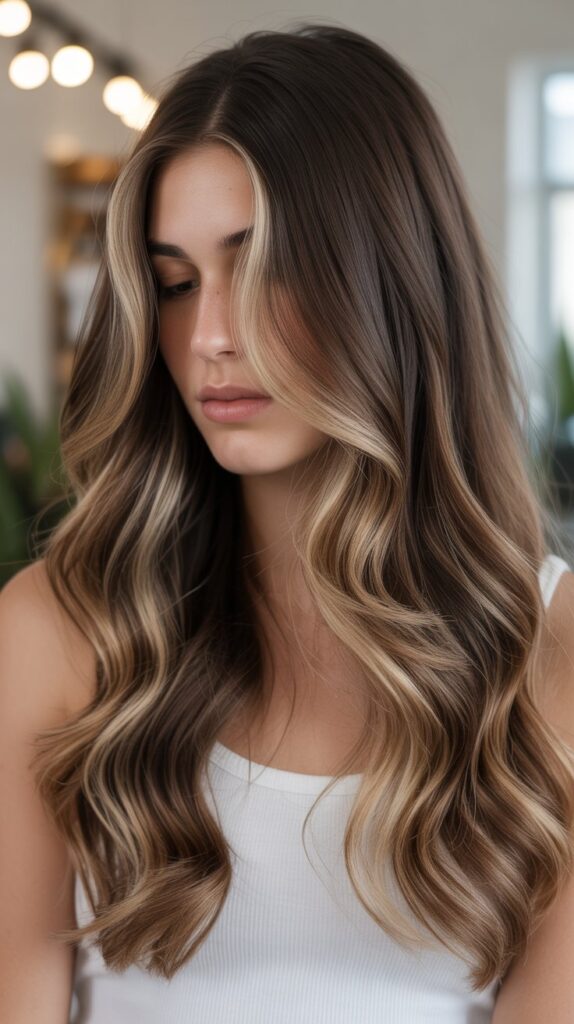 8. Caramel Blonde Highlights