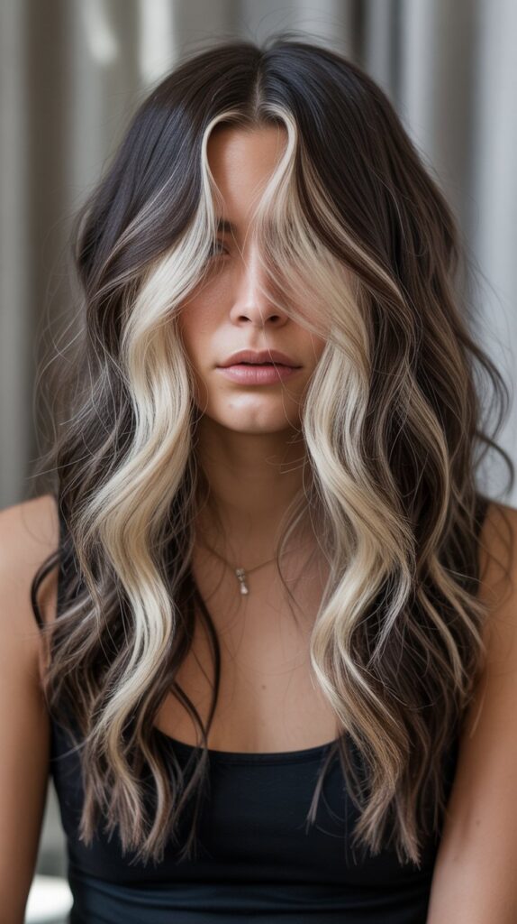 5. Chunky Blonde Highlights