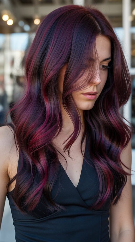Burgundy Balayage