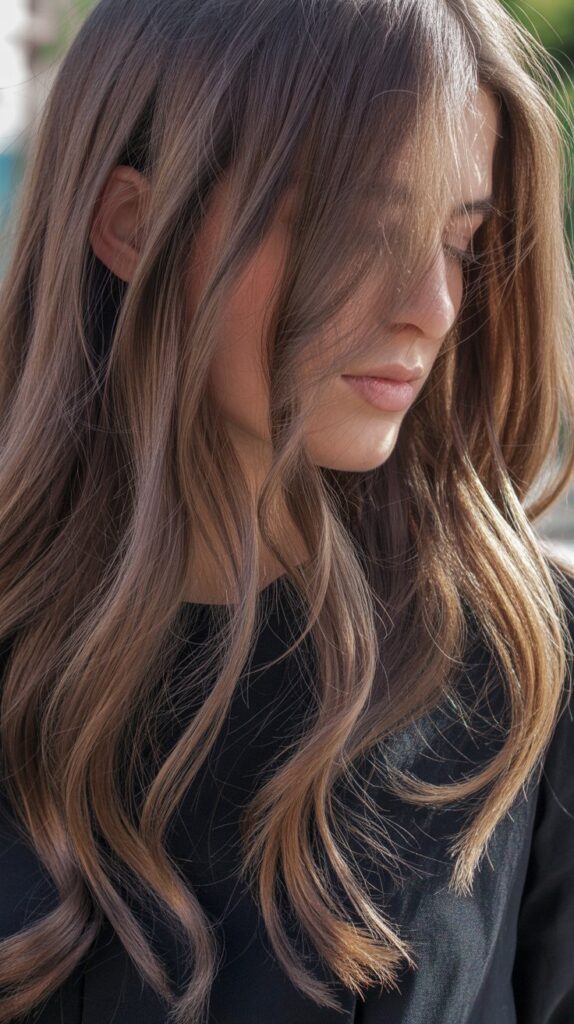 25 Flattering Light Ash Brown Hair Ideas for 2025 12 . Dimensional Ash Brown