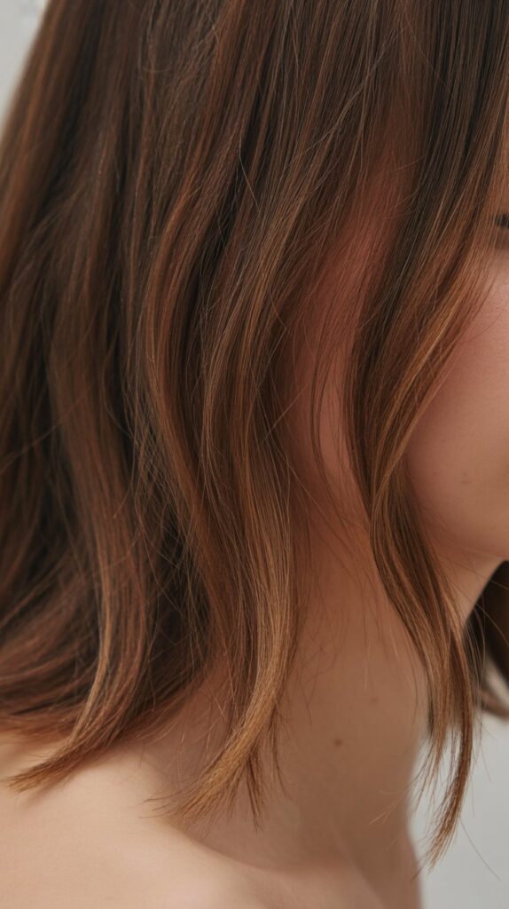 36 Gorgeous Lowlights for Medium Length Brown Hair on Brunettes 12 Babylights with Lowlights