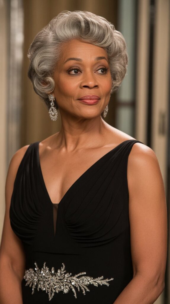 Top 30+ Stunning Hairstyles for Older Black Women: Easy Solutions for Everyday Glam! 25 French Roll Updo