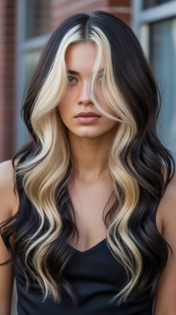 Blonde Highlights for Black Hair