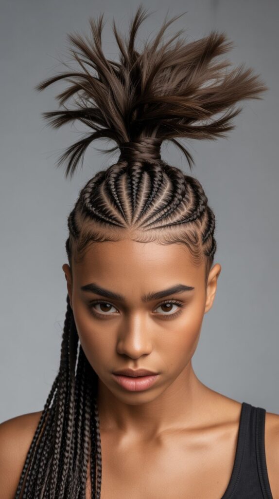 Mohawk Braids (Braided Faux Hawk)