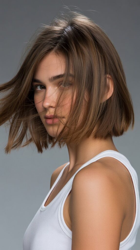 Razored Choppy Bob for Maximum Movement