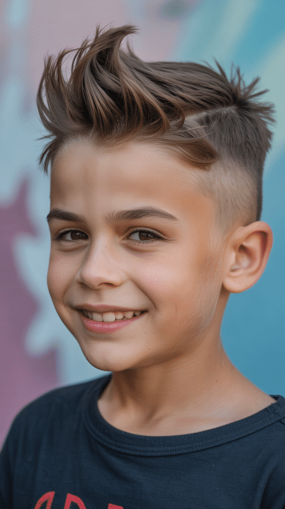 Top 30 Stylish Children Hairstyles for Little Boys That Are Totally Adorable 4 The Faux Hawk