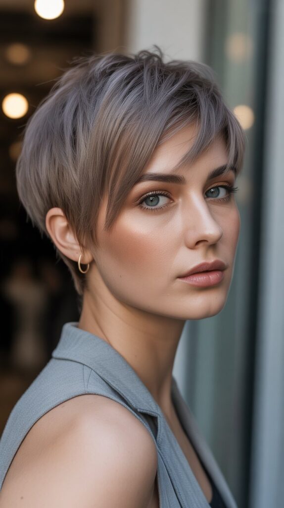 27+ Stunning Light Ash Brown Hair Color Ideas 18 Ash Brown Pixie Cut