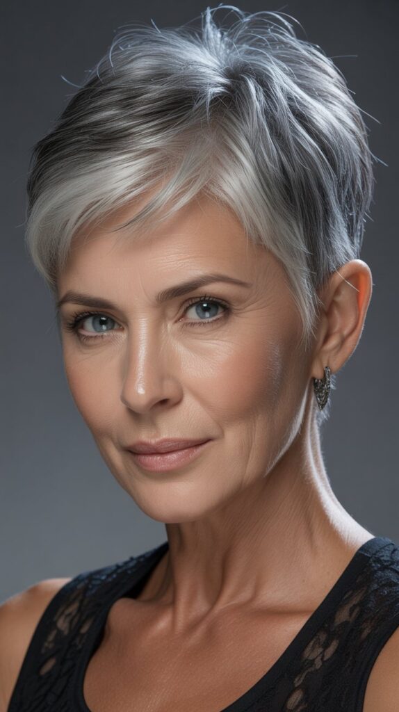 Metallic Silver Lowlights for Modern Edge