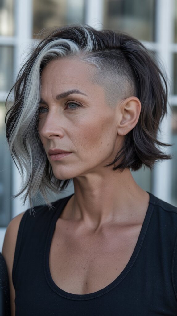 Best 30+ Very Layered Medium Hairstyles for Women Over 50 28 Layered Bob with Undercut