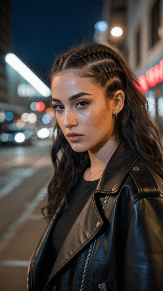 30 Adorable Cute Winter Hairstyles with Braids 13 Braided Mohawk