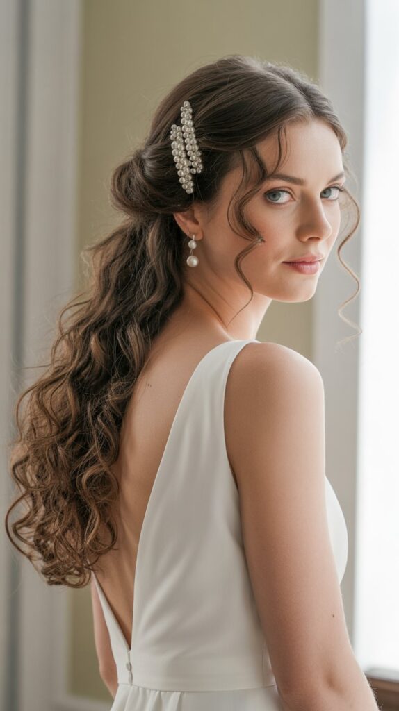 Classic Romantic Curly Updo