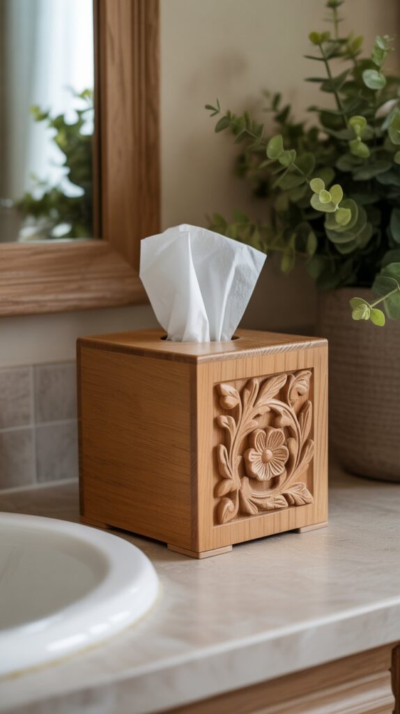Best 47 Small Wooden Projects That Are Easy and Profitable 24 Wooden Tissue Box Covers