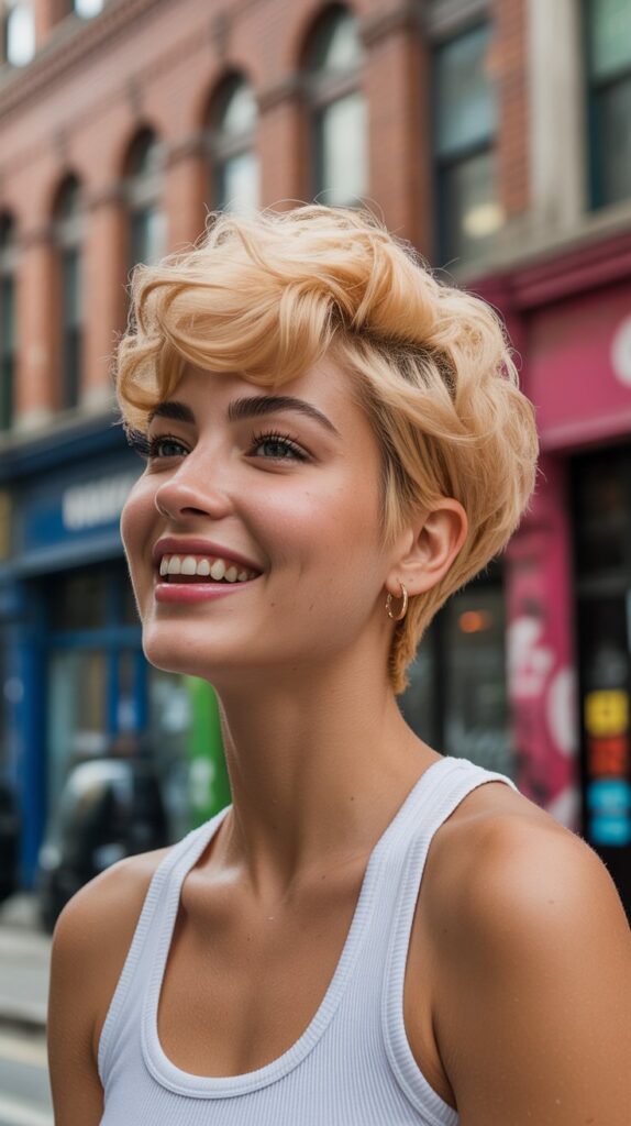 Tousled Pixie with Volume