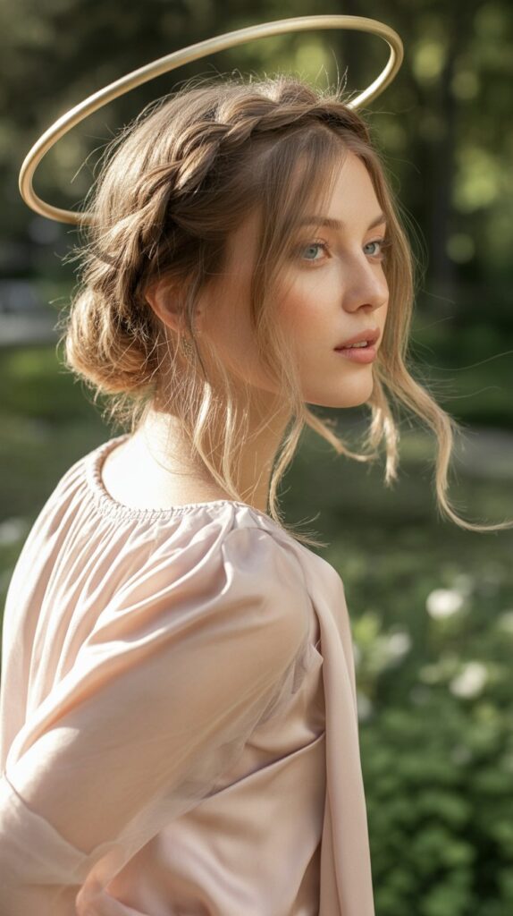 Sleek Middle Part with Tucked Sides