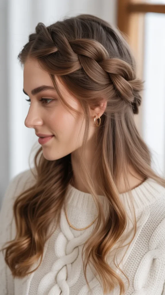 Twisted Crown Braid