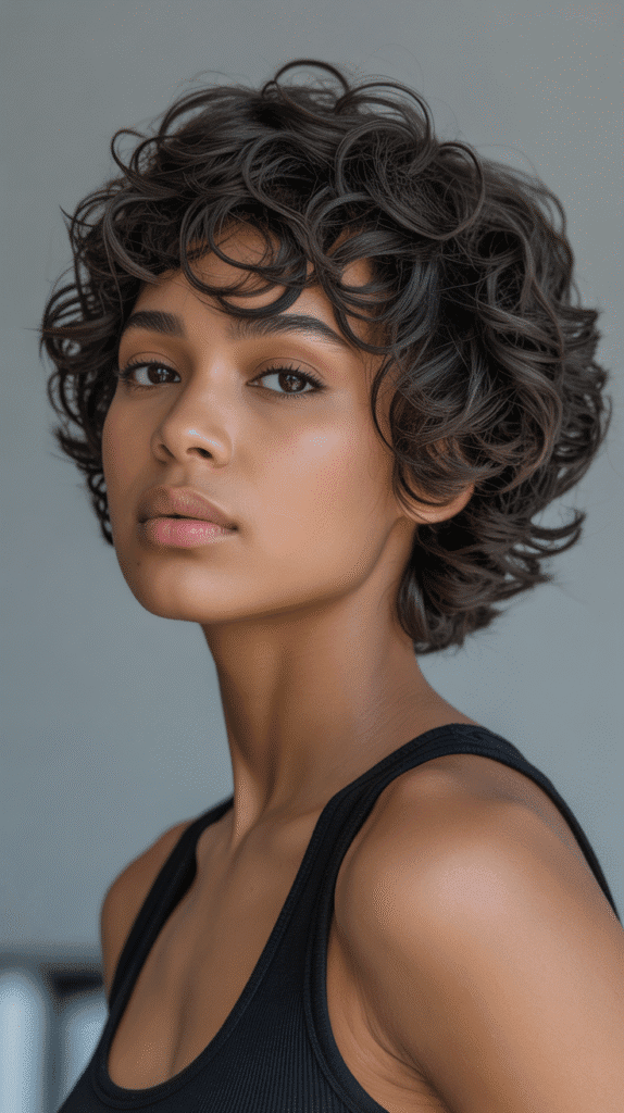 27 Modern Short Haircuts for Black Women You'll Love 27 The Textured Bowl Cut