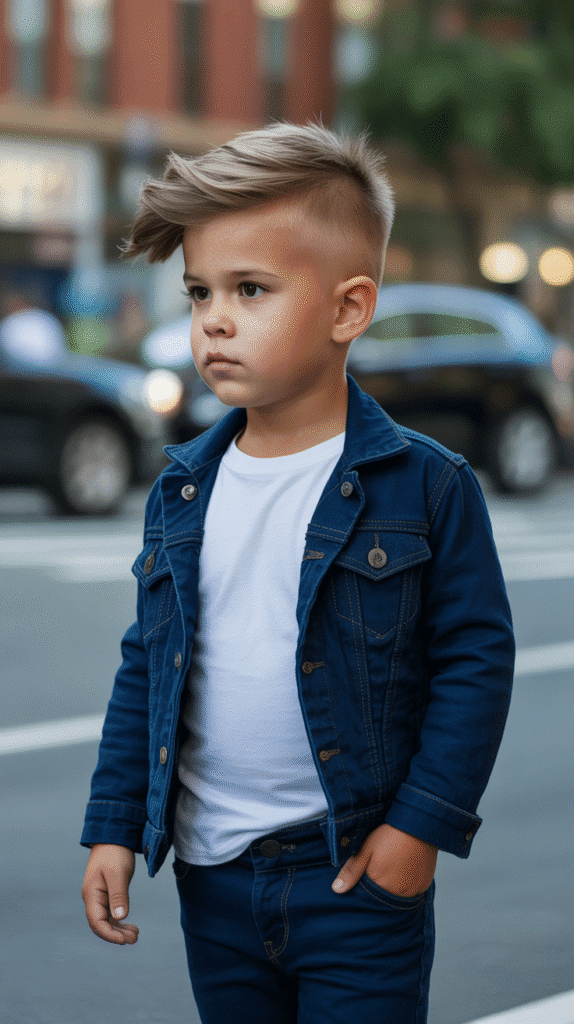 22 Longer Toddler Boy Haircuts for a Stylish Look 14 Disconnected Longer Top