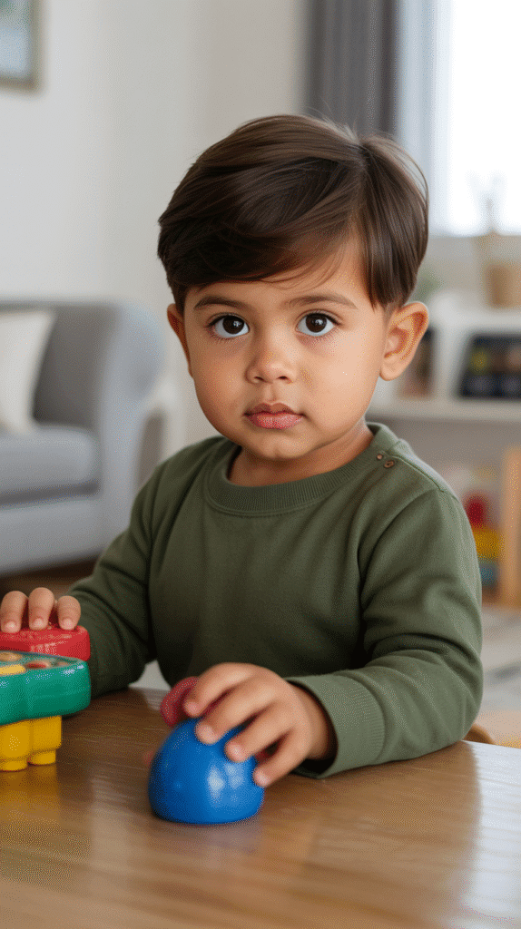 22 Longer Toddler Boy Haircuts for a Stylish Look 2 Long Top with Tapered Sides