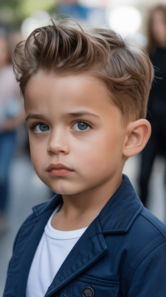 30 Cute Toddler Boy Haircuts Every Parent Will Love 27 The Textured Quiff