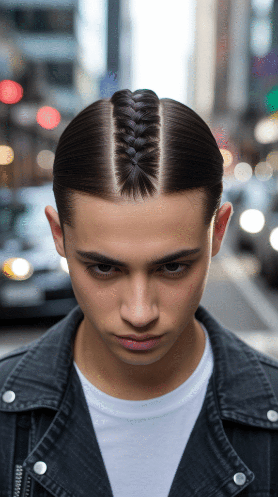 27 Cute Winter Hairstyles for School 26 Faux Hawk Braid