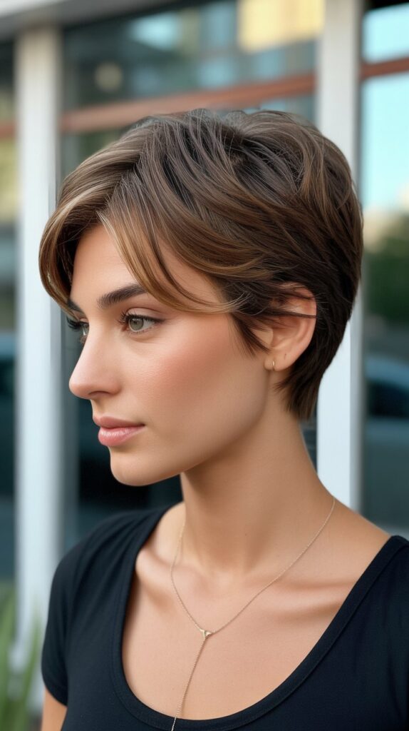 27+ Trendy Lowlights for Short Brown Hair on Brunettes 23 Dimensional Lowlights for Fine Hair