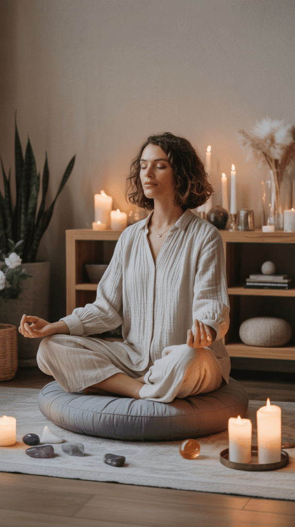 30 Fun DTI Outfit Ideas for the Self Care Sunday Non-VIP Theme 21 Meditation Cushion Serenity