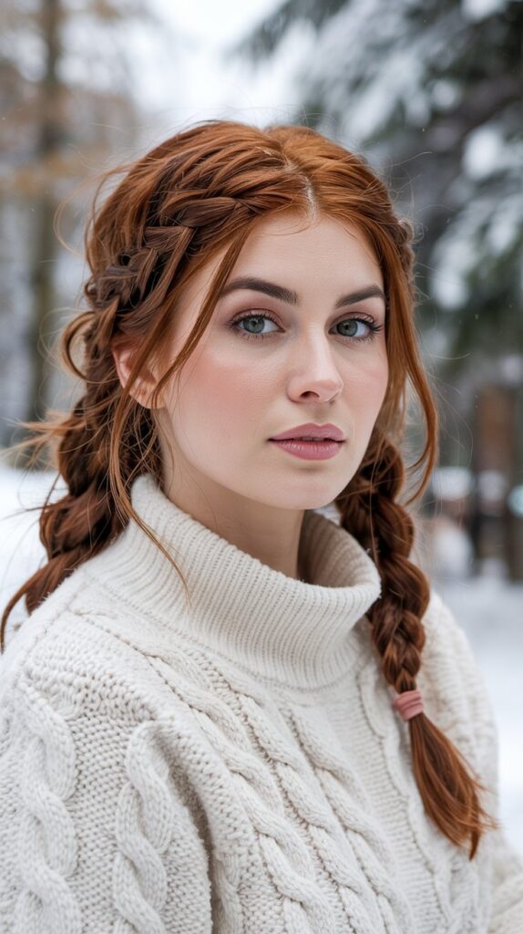 27 Trendy Winter Hair Braid Styles to Try 4 Crown Braid (Halo Braid)