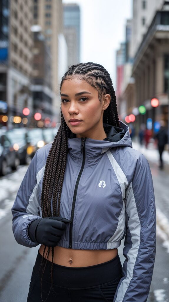 33 Easy Winter Hair Braids You'll Love 6 Boxer Braids (Double Dutch Braids)